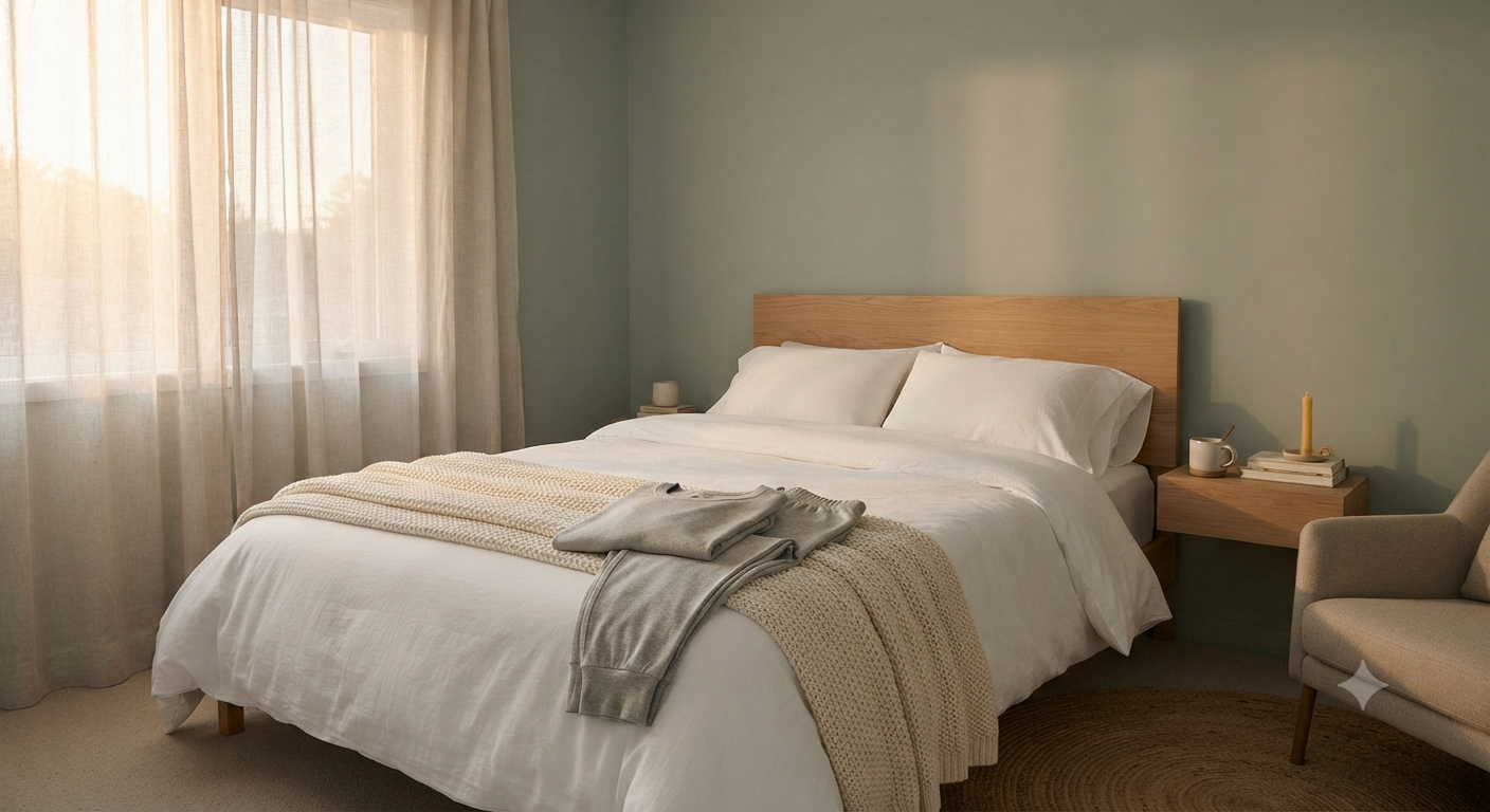 The Secret to a Perfect Night’s Sleep: Creating a Calm Bedroom Sanctuary